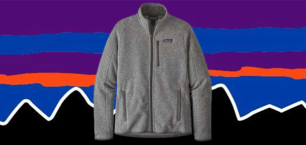 fleece gray zip-up jacket