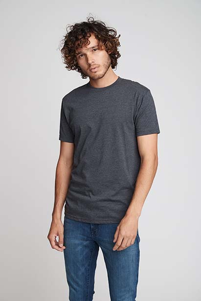 Young man in stylish T-shirt
