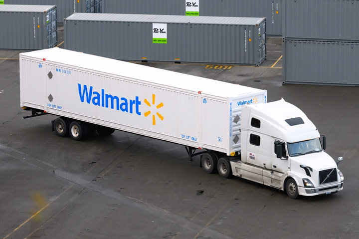 Walmart truck