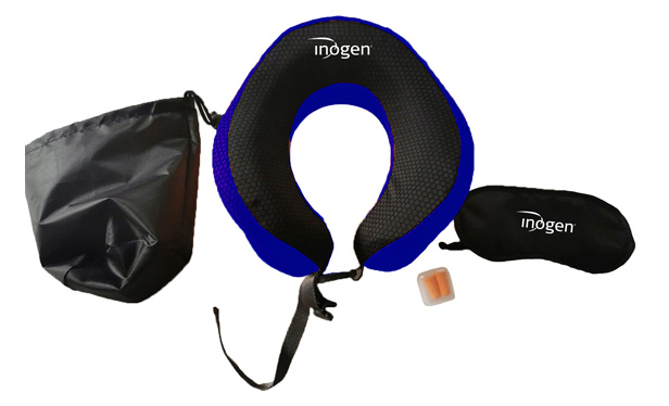 travel kit and pillow