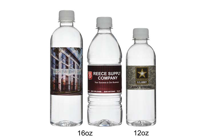 Branded bottled water