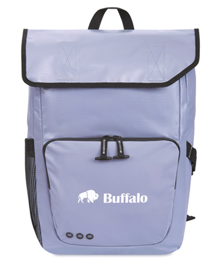 purple backpack