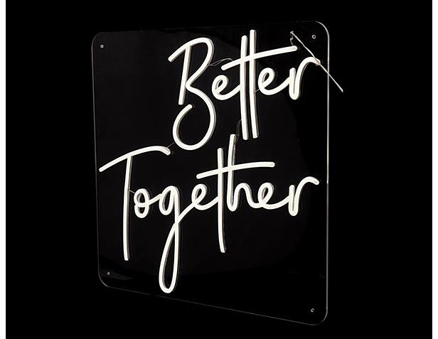 Better Together neon sign