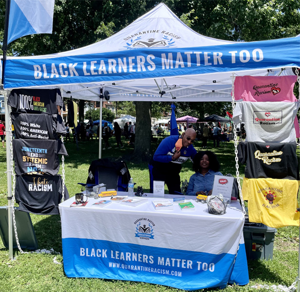 Black Learners Matter Too booth