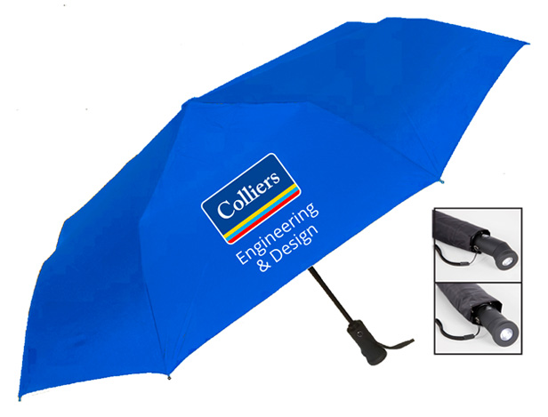 blue umbrella