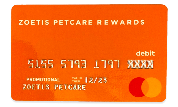 Zoetis pet rewards card