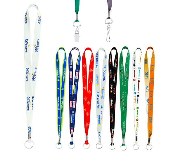 assorted colors lanyards