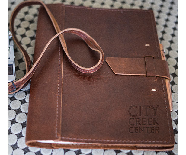 leather notebook cover