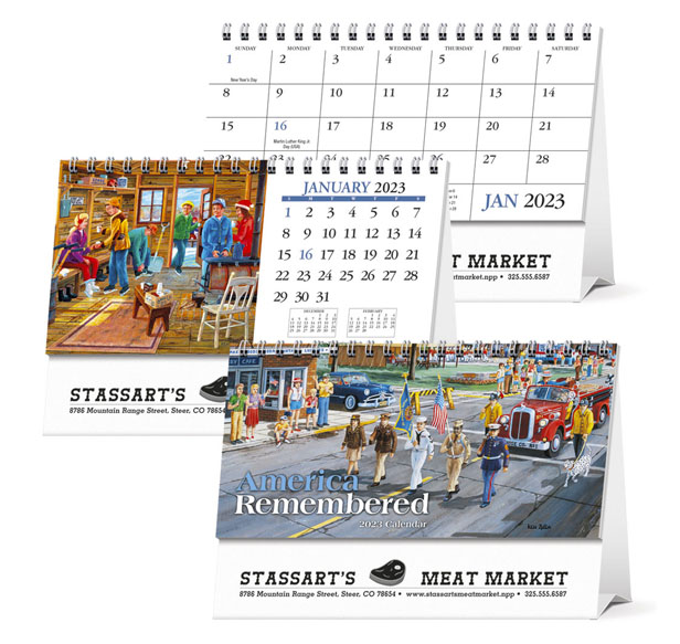 desk tent calendars