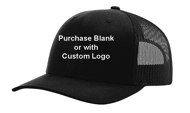 trucker cap, black