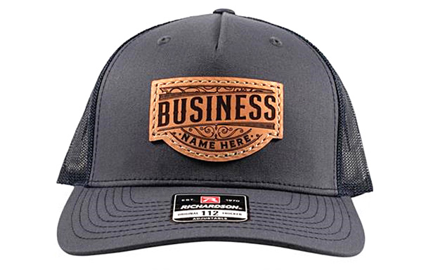 trucker hat with patch