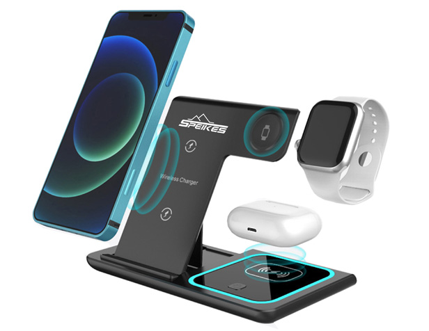 folding 3-in-1 wireless charger