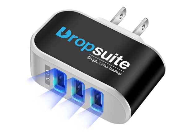 three-port USB charger