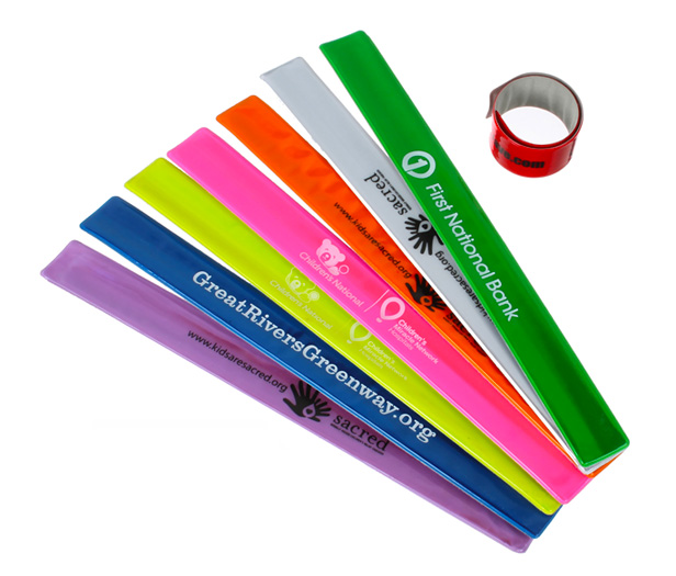 slap bracelets, assorted colors