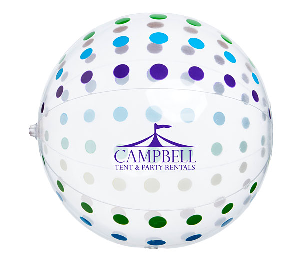 polka dot beach ball