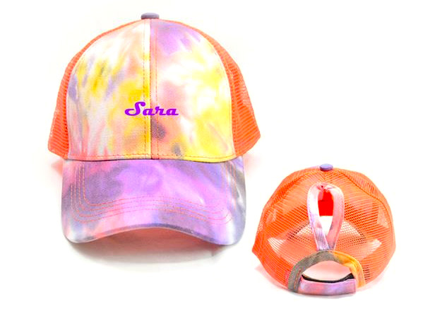 tie-dye hat