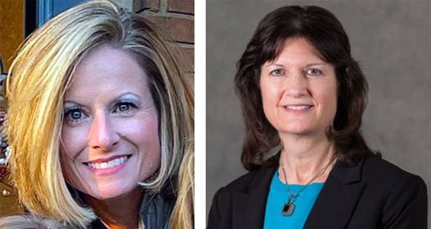 two women's headshots, side-by-side