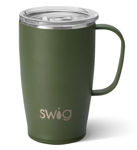 green travel mug