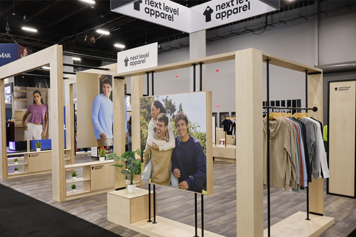 Next Level Apparel Wins Award for Trade Show Exhibit Design