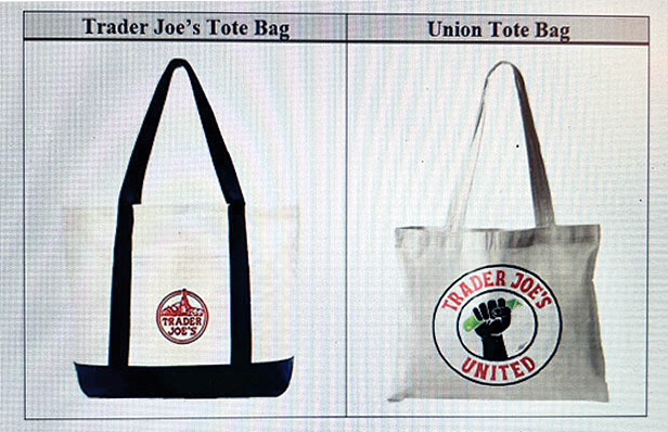 Trader Joe's tote bags