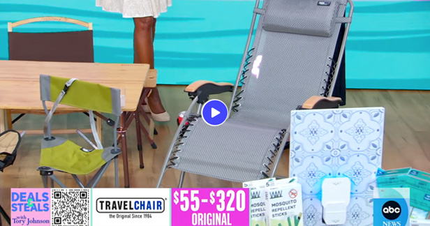 Zero Gravity chair on Good Morning America