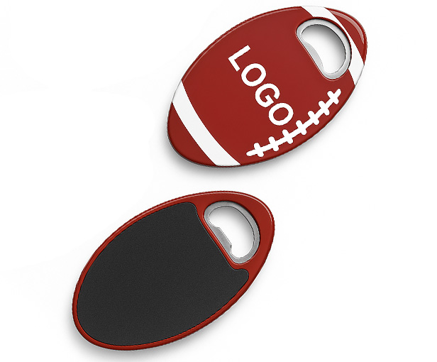 Football-Shaped Bottle Opener