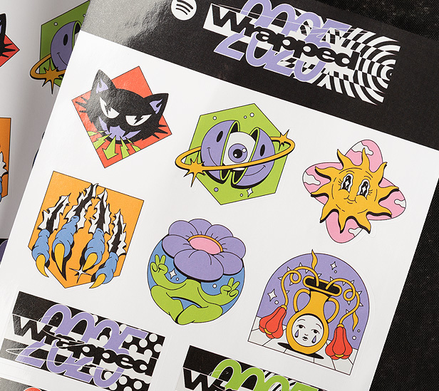 Spotify Sticker Sheet
