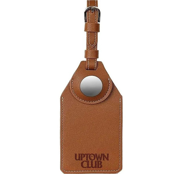 Luggage Tag with AirTag Pouch
