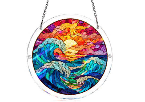 Chasing the Sun Sea Light Suncatcher