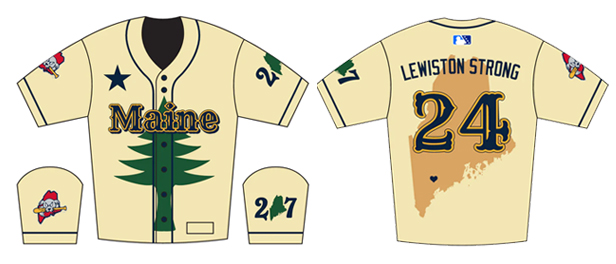 Lewiston jersey, front & back