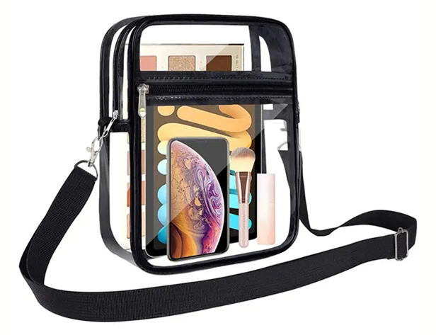 clear crossbody bag