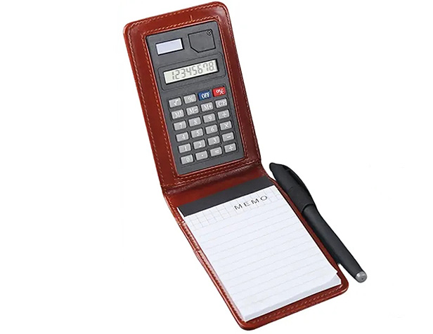 Pocket Notepad With Calculator