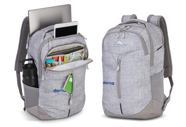 High sierra grey backpack on sale