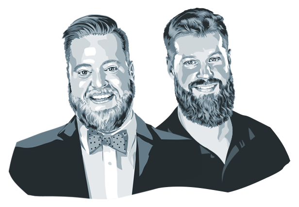 Mitch Kaeser & Brad Kaeser illustration