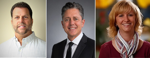 Rich Annino, Rick French and Tracie Kwiatkowski