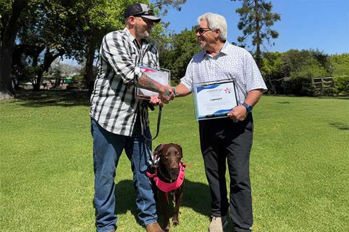 The Bright Side: Logomark-Sponsored Service Dog Graduates Training Through Shelter to Soldier