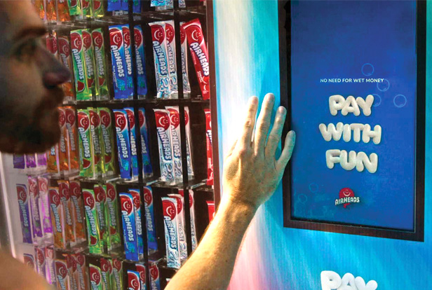 Airheads underwater vending machine