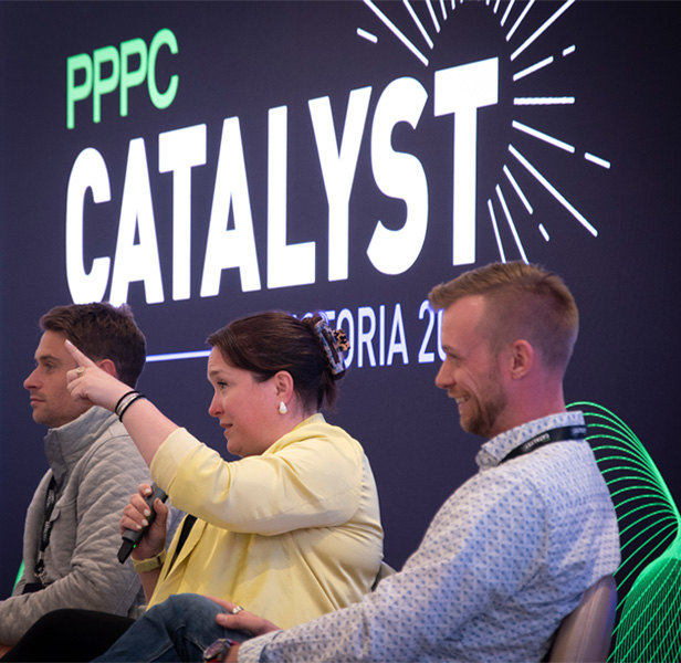 Catalyst speakers panel