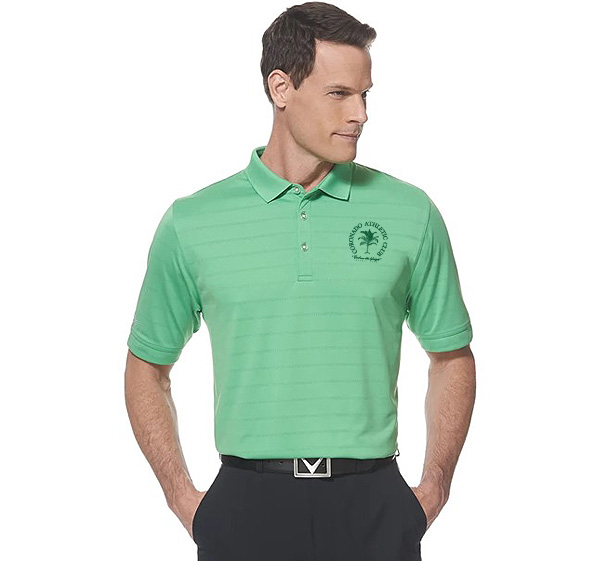 Ventilated short-sleeve polo