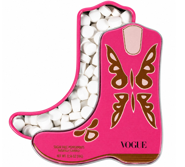 cowboy-shaped mint tins