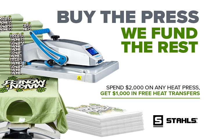 You Buy the Press, STAHLS’ Will Fund the Rest