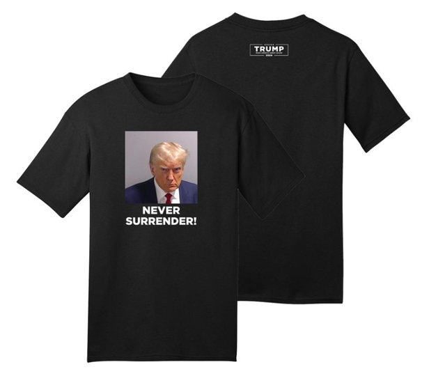 Trump mug shot t-shirt