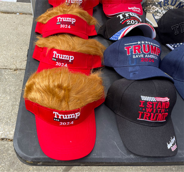 Trump visors