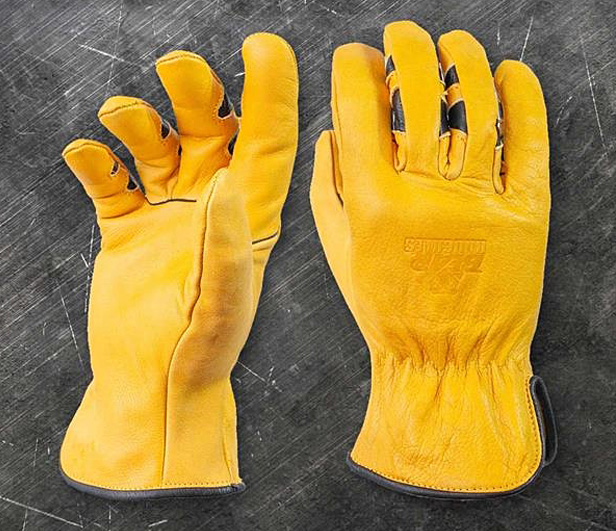 cowhide driving gloves