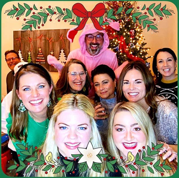 IMN employees holiday card