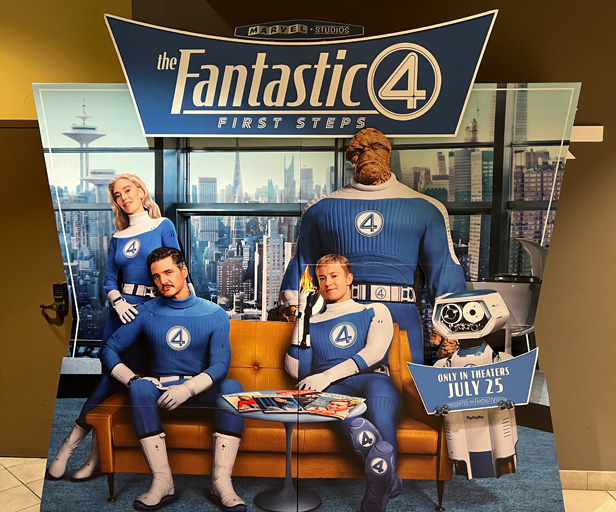 Fantastic Four movie cutout