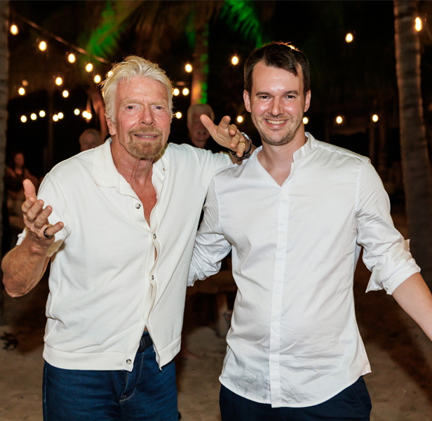 Richard Branson and Josh Turner