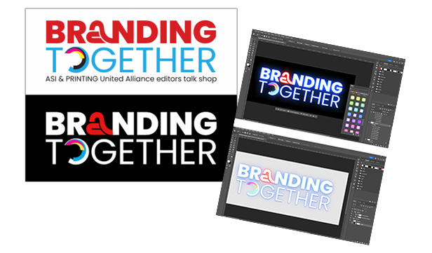 reworked colors of the Branding Together logo