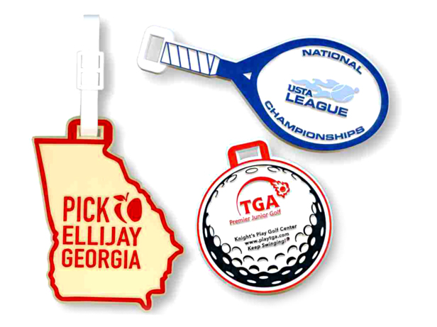 custom-molded plastic tags