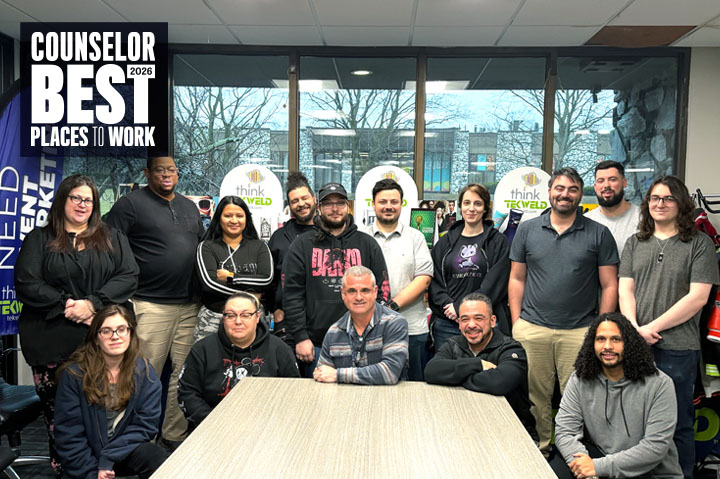 2026 Counselor Best Places to Work: Tekweld
